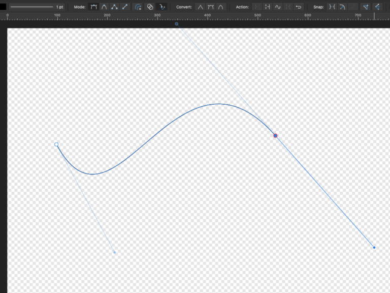Example of a curve that looks natural with Pen Tool in Affinity Designer