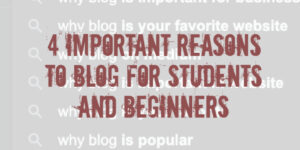 4 Important Reasons To Blog For Students And Beginners Twitter