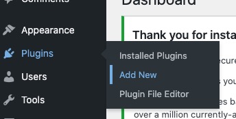 Add a new WordPress plugin from the WordPress Dashboard