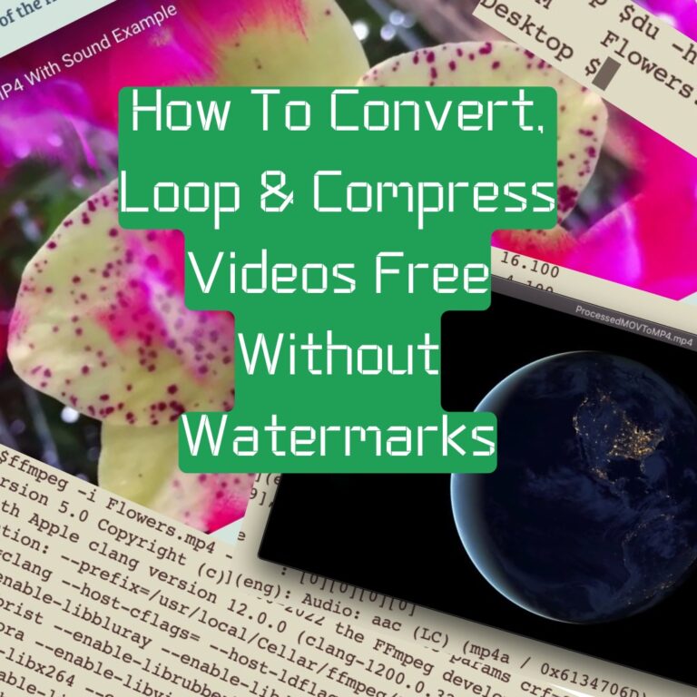 How To Convert Loop Compress Videos Free Without Watermarks