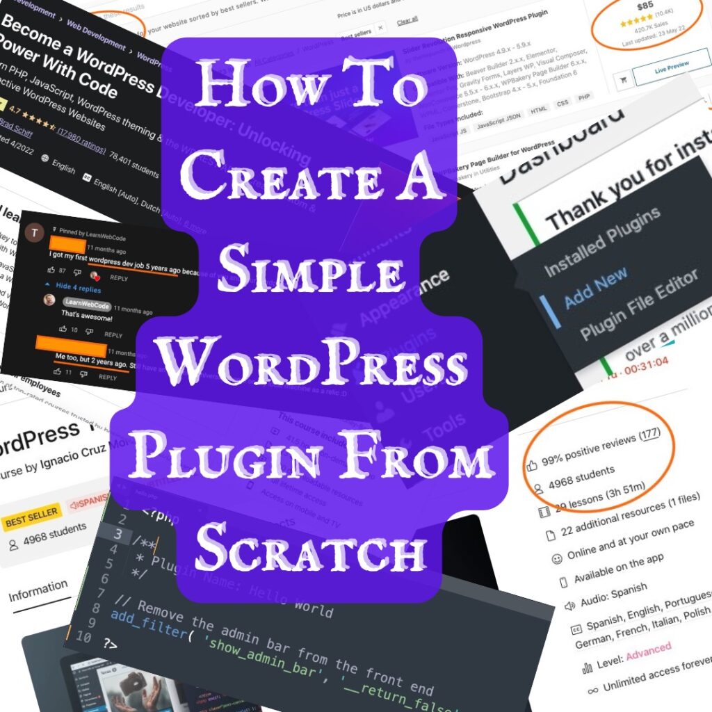 How To Create A Simple WordPress Plugin From Scratch 2