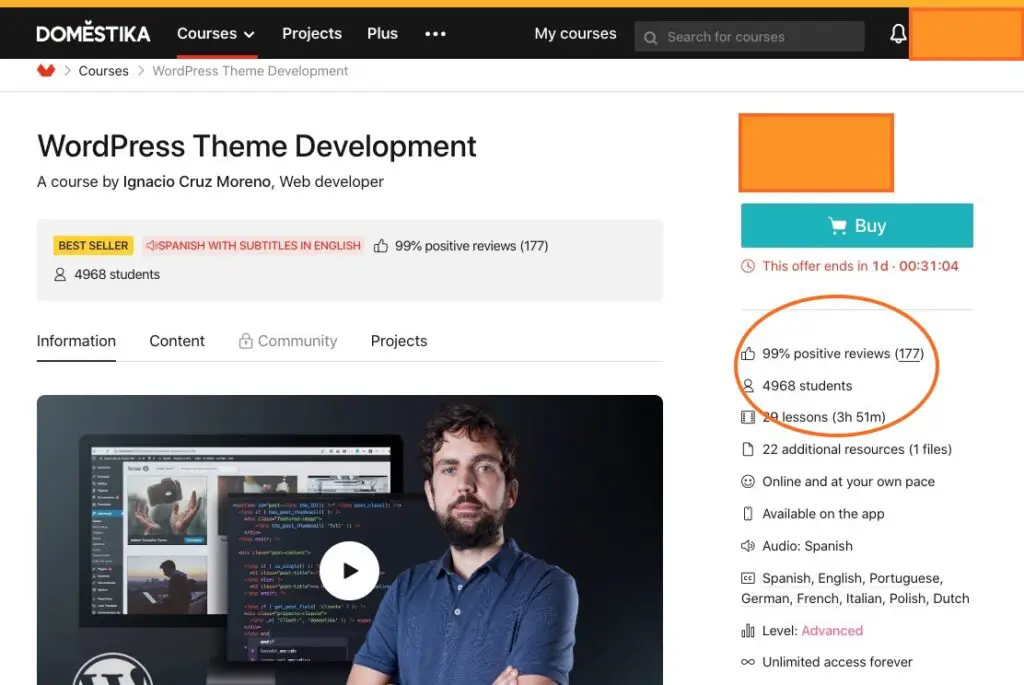WordPress Theme Development Domestika Course