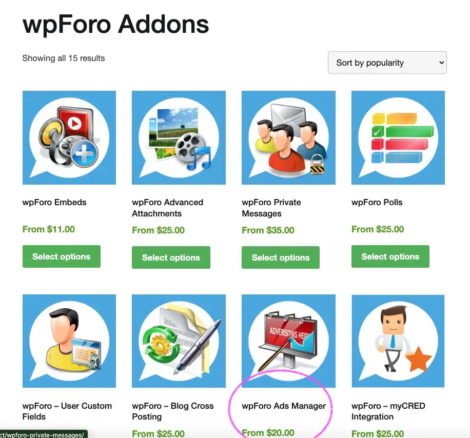 wpForo Addons