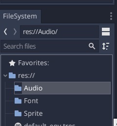 Create audio font and sprite folders