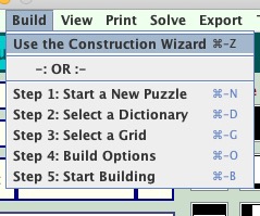 Select Build and Conststruction Wizard